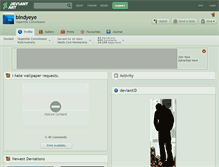 Tablet Screenshot of bindyeye.deviantart.com