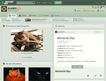 Tablet Screenshot of druid69.deviantart.com