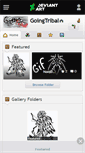 Mobile Screenshot of goingtribal.deviantart.com