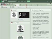 Tablet Screenshot of goingtribal.deviantart.com