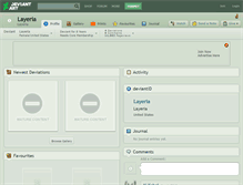 Tablet Screenshot of layeria.deviantart.com