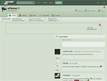 Tablet Screenshot of epitome11.deviantart.com