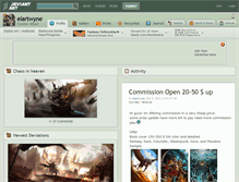 Tablet Screenshot of elartwyne.deviantart.com