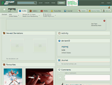Tablet Screenshot of mpreg.deviantart.com