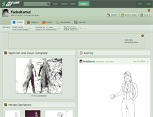 Tablet Screenshot of fadedkamui.deviantart.com