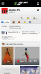 Mobile Screenshot of jayko-15.deviantart.com