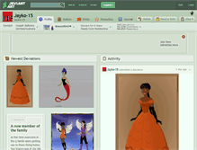 Tablet Screenshot of jayko-15.deviantart.com