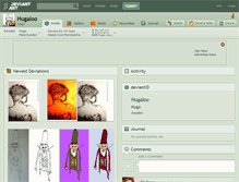 Tablet Screenshot of hugaloo.deviantart.com