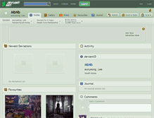 Tablet Screenshot of mbnb.deviantart.com