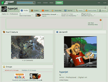 Tablet Screenshot of hyperjet.deviantart.com