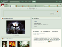 Tablet Screenshot of griisz.deviantart.com