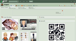 Desktop Screenshot of kingstof.deviantart.com