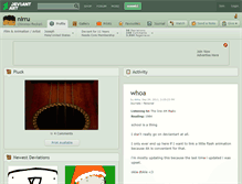 Tablet Screenshot of nirru.deviantart.com