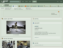 Tablet Screenshot of emiral.deviantart.com