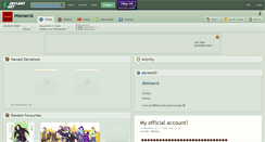 Desktop Screenshot of mismarck.deviantart.com