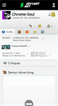 Mobile Screenshot of chrome-soul.deviantart.com