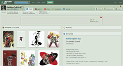 Desktop Screenshot of harley-quinn-622.deviantart.com