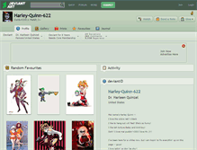 Tablet Screenshot of harley-quinn-622.deviantart.com