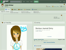 Tablet Screenshot of chibi-winter.deviantart.com