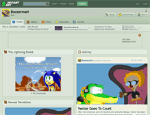 Tablet Screenshot of boozerman.deviantart.com