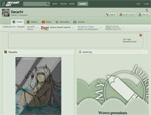 Tablet Screenshot of dacachi.deviantart.com