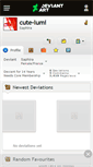 Mobile Screenshot of cute-lumi.deviantart.com