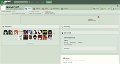 Desktop Screenshot of lavenderwolf.deviantart.com