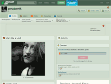 Tablet Screenshot of annadonnik.deviantart.com