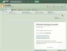 Tablet Screenshot of curestar.deviantart.com