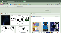 Desktop Screenshot of galaxya-13.deviantart.com