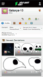 Mobile Screenshot of galaxya-13.deviantart.com