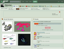 Tablet Screenshot of kitera-kun.deviantart.com
