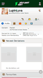 Mobile Screenshot of lupinluva.deviantart.com