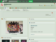 Tablet Screenshot of glaubersonic.deviantart.com