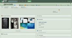 Desktop Screenshot of nekh-art-studio.deviantart.com
