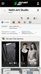 Mobile Screenshot of nekh-art-studio.deviantart.com