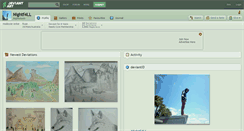 Desktop Screenshot of nightf4ll.deviantart.com