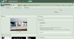 Desktop Screenshot of bluephoria.deviantart.com