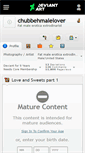 Mobile Screenshot of chubbehmalelover.deviantart.com