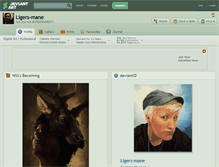 Tablet Screenshot of ligers-mane.deviantart.com