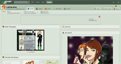 Desktop Screenshot of lamalama.deviantart.com