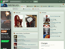 Tablet Screenshot of guild-wars-art.deviantart.com