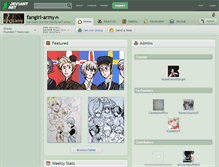 Tablet Screenshot of fangirl-army.deviantart.com