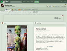 Tablet Screenshot of momoluxe.deviantart.com