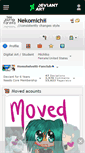 Mobile Screenshot of nekomichii.deviantart.com