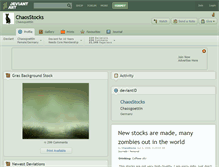 Tablet Screenshot of chaosstocks.deviantart.com