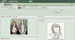Desktop Screenshot of leabharlann.deviantart.com