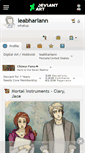 Mobile Screenshot of leabharlann.deviantart.com