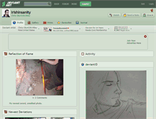 Tablet Screenshot of irishinsanity.deviantart.com