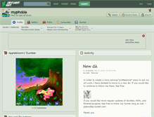 Tablet Screenshot of myphobia.deviantart.com